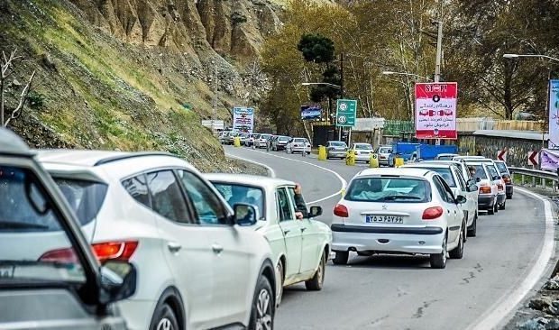 تردد در جاده کرج چالوس دو طرفه شد